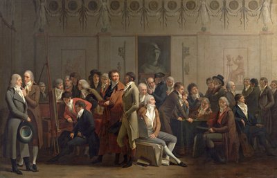 Reunion of Artists in the Studio of Isabey, 1798 by Louis Leopold Boilly